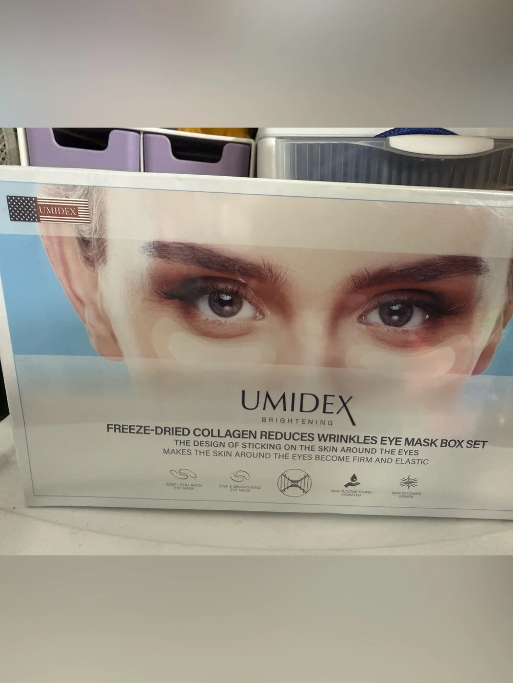 Brightening Freeze-Dried Collagen Eye Mask — White